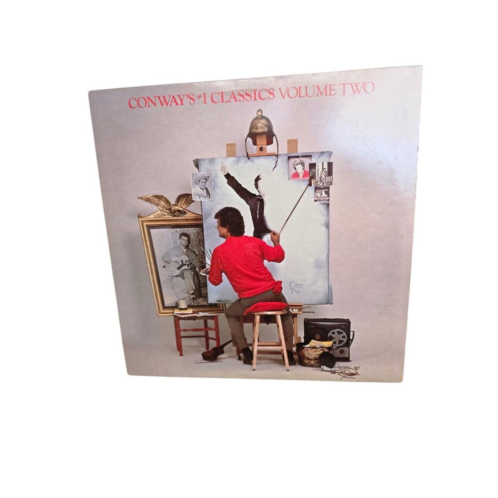 Conway Twittys "#1 Classics Volume Two" Vinyl Record 1982 Elektra Country Music